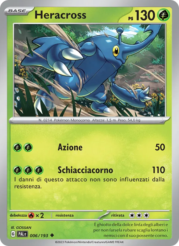 Heracross (Evoluzioni a Paldea #006/193)