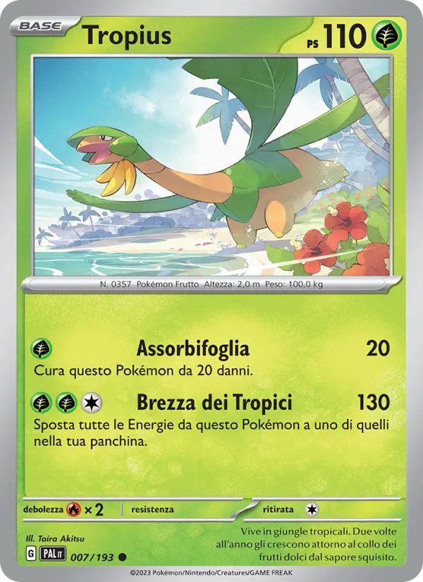 Tropius (Evoluzioni a Paldea #007/193)