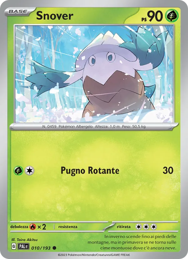 Snover (Evoluzioni a Paldea #010/193)