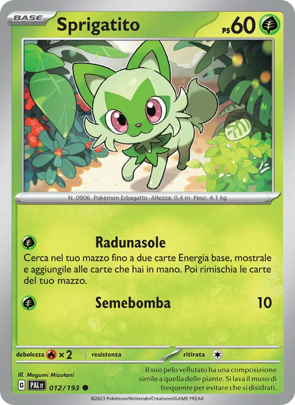 Sprigatito (Evoluzioni a Paldea #012/193)