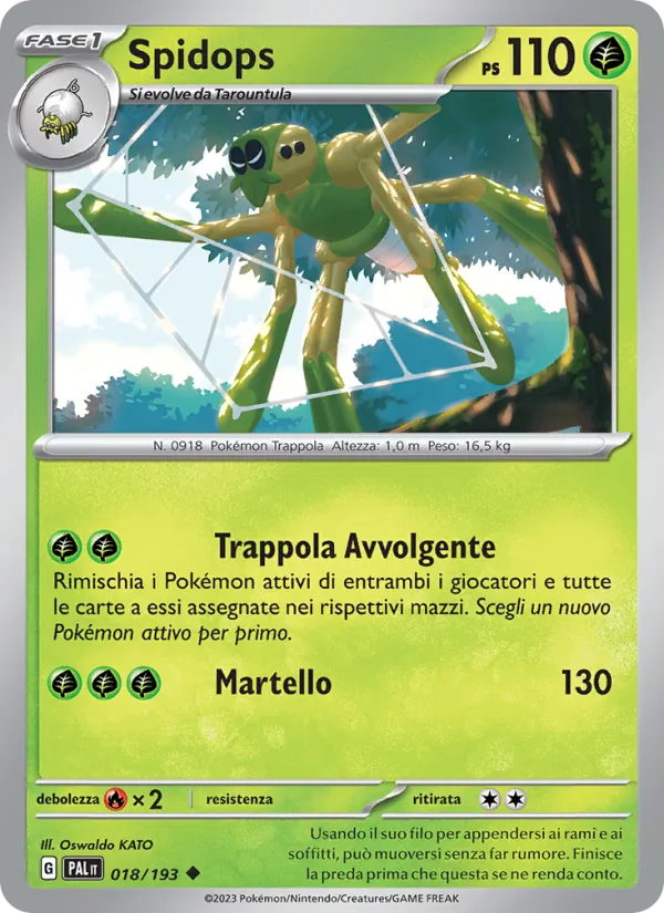 Spidops (Evoluzioni a Paldea #018/193)