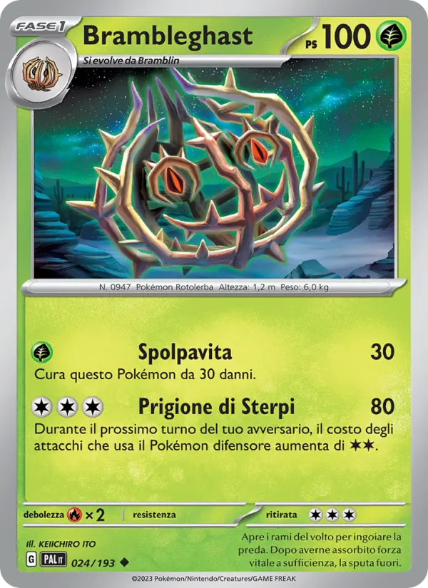 Brambleghast (Evoluzioni a Paldea #024/193)