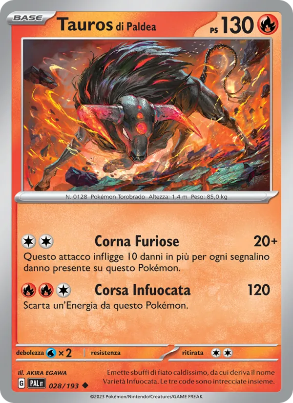 Tauros di Paldea (Evoluzioni a Paldea #028/193)