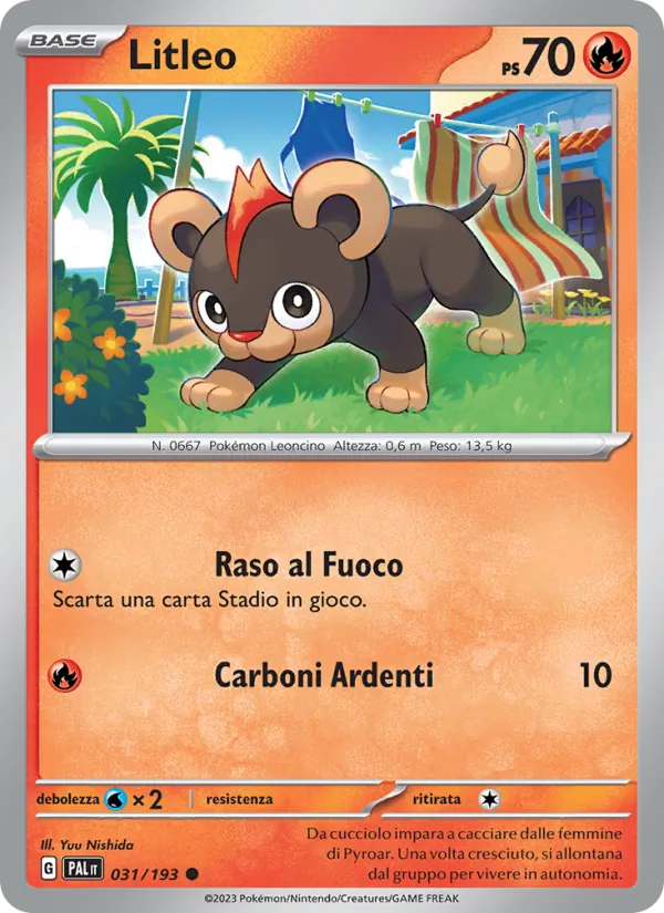 Litleo (Evoluzioni a Paldea #031/193)