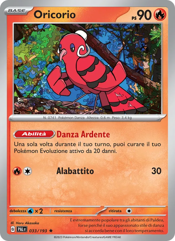 Oricorio (Evoluzioni a Paldea #033/193)