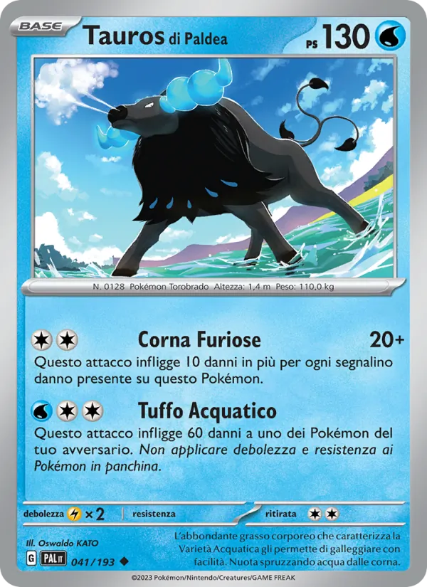 Tauros di Paldea (Evoluzioni a Paldea #041/193)