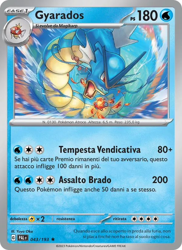 Gyarados (Evoluzioni a Paldea #043/193)