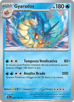 Gyarados (Evoluzioni a Paldea #043/193)