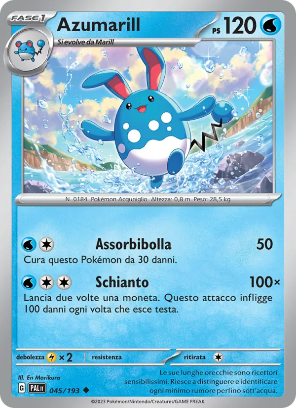 Azumarill (Evoluzioni a Paldea #045/193)