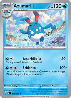 Azumarill (Evoluzioni a Paldea #045/193)