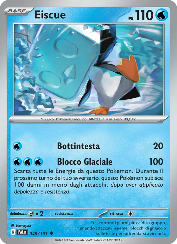 Eiscue (Evoluzioni a Paldea #048/193)