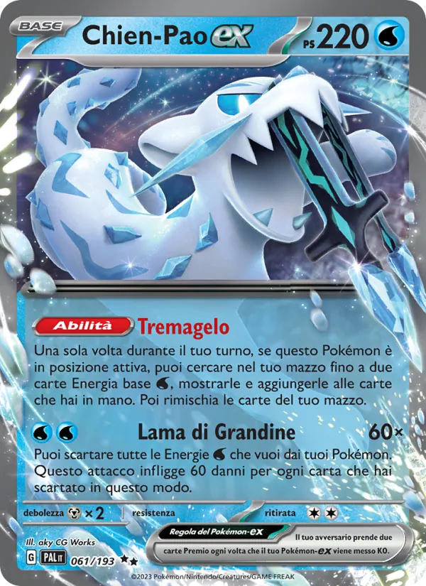 Chien-Pao-ex (Paldea Evolved #061/193)
