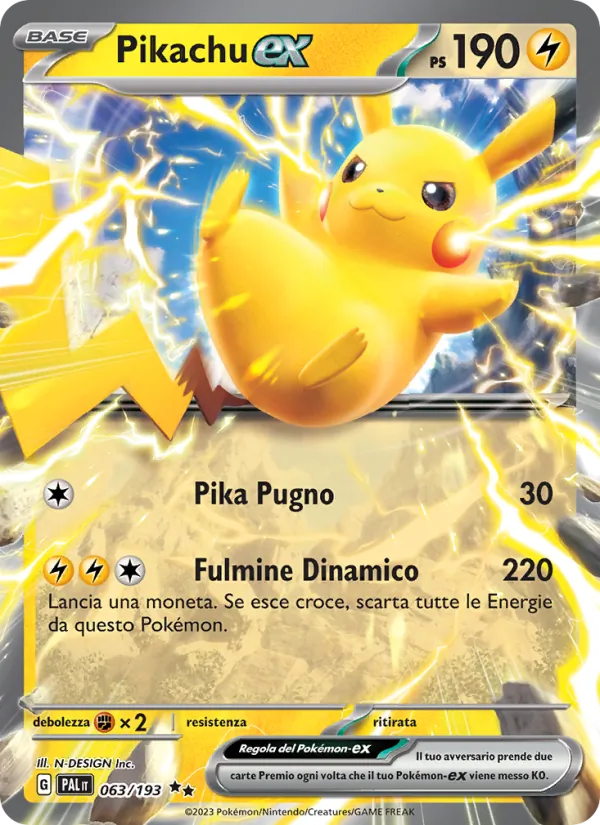 Pikachu-ex (Paldea Evolved #063/193)