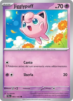 Jigglypuff (Evoluzioni a Paldea #083/193)