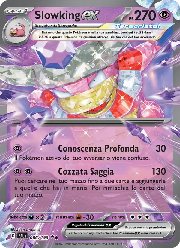 Slowking-ex (Paldea Evolved #086/193)