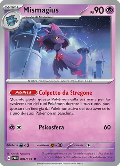 Mismagius (Evoluzioni a Paldea #088/193)