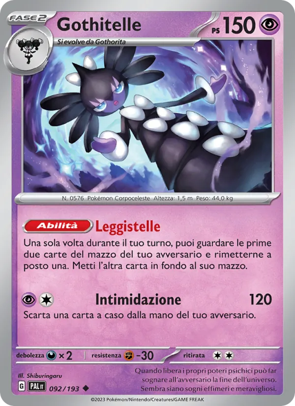 Gothitelle (Evoluzioni a Paldea #092/193)