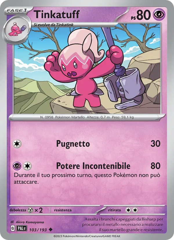 Tinkatuff (Evoluzioni a Paldea #103/193)