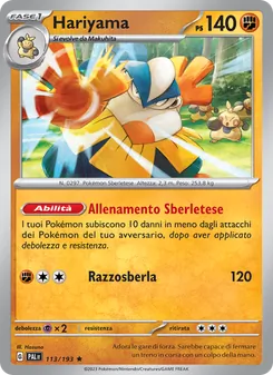 Hariyama (Evoluzioni a Paldea #113/193)