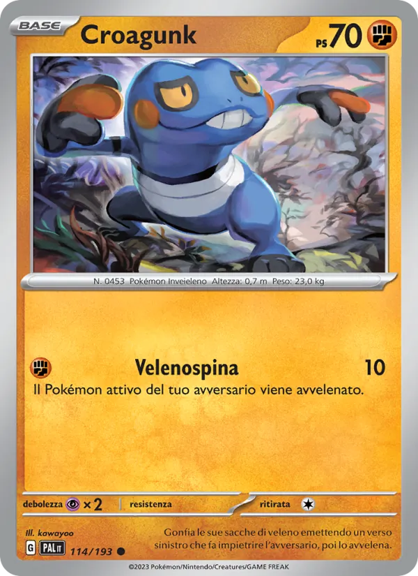 Croagunk (Paldea Evolved #114/193)