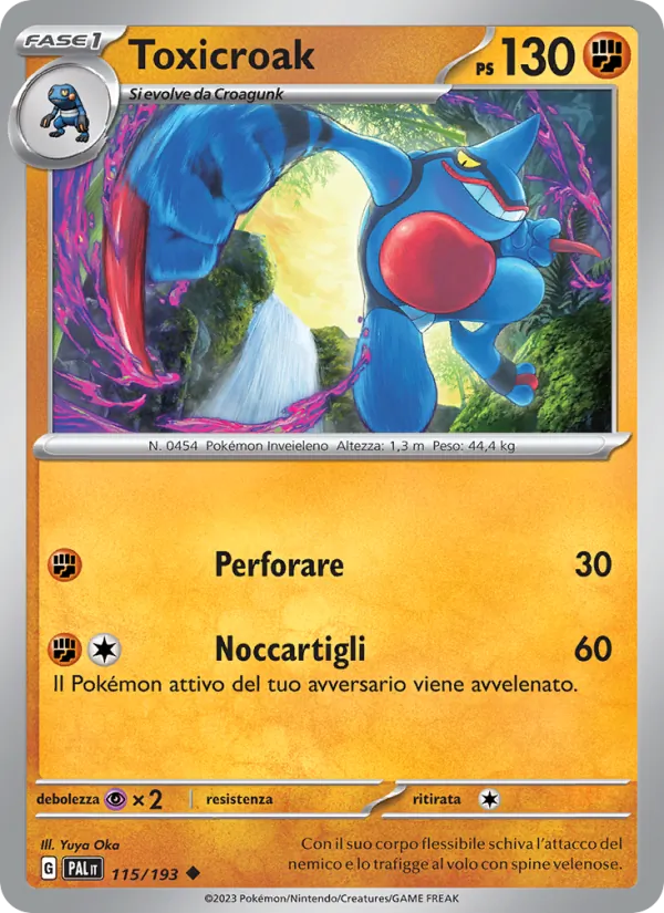 Toxicroak (Evoluzioni a Paldea #115/193)