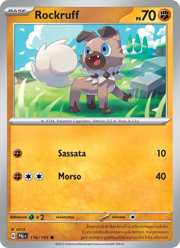 Rockruff (Paldea Evolved #116/193)