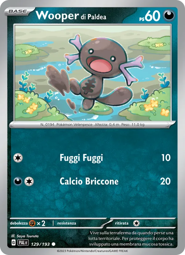 Wooper di Paldea (Evoluzioni a Paldea #129/193)