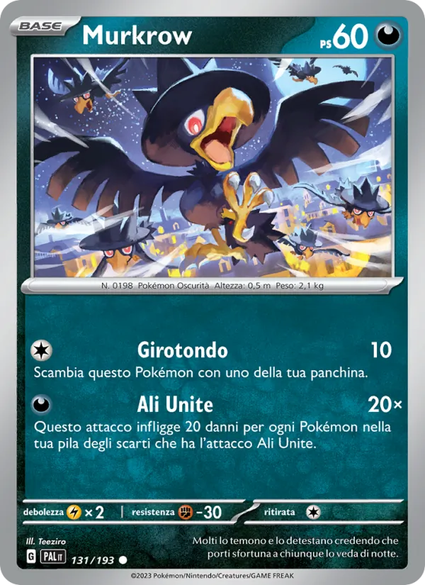 Murkrow (Evoluzioni a Paldea #131/193)