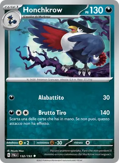 Honchkrow (Evoluzioni a Paldea #132/193)
