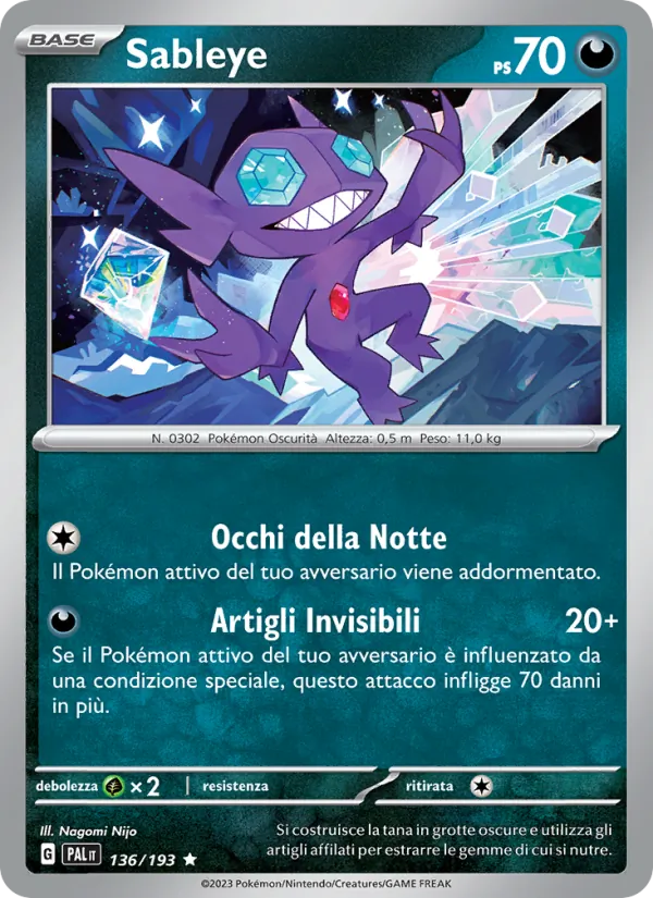 Sableye (Paldea Evolved #136/193)
