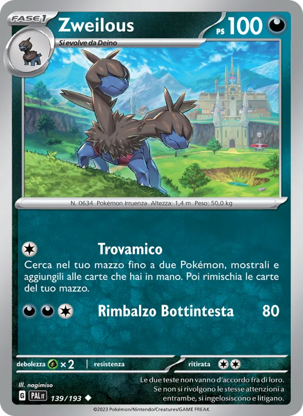 Zweilous (Evoluzioni a Paldea #139/193)