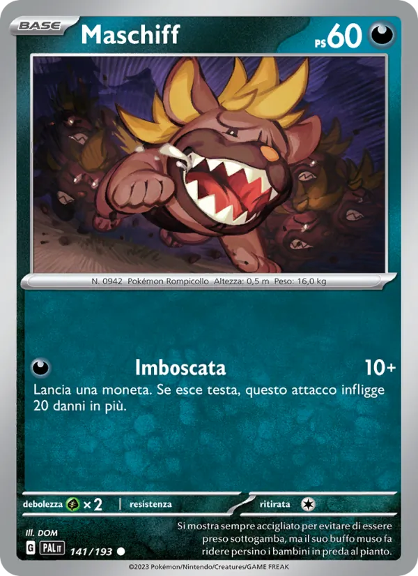 Maschiff (Evoluzioni a Paldea #141/193)