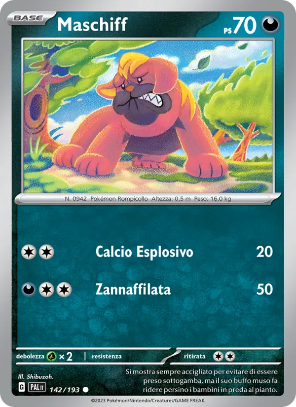 Maschiff (Evoluzioni a Paldea #142/193)