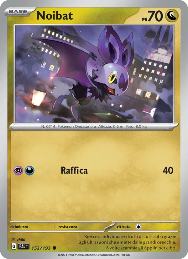 Noibat (Evoluzioni a Paldea #152/193)