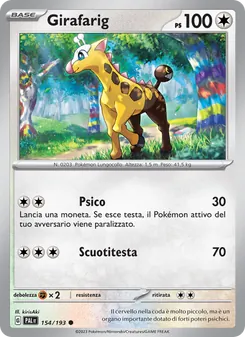 Girafarig (Evoluzioni a Paldea #154/193)