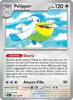 Pelipper (Evoluzioni a Paldea #159/193)