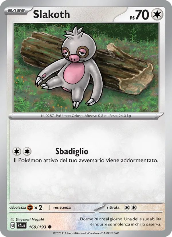 Slakoth (Evoluzioni a Paldea #160/193)
