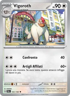 Vigoroth (Evoluzioni a Paldea #161/193)