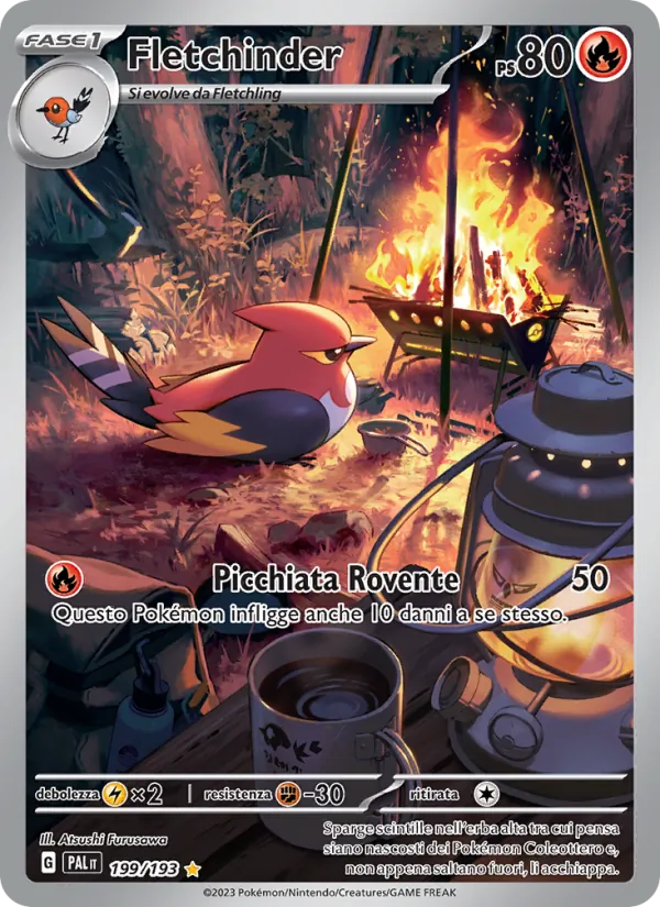 Fletchinder (Evoluzioni a Paldea #199/193)