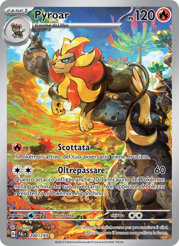 Pyroar (Evoluzioni a Paldea #200/193)