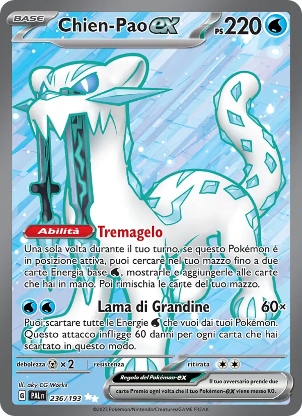 Chien-Pao-ex (Paldea Evolved #236/193)