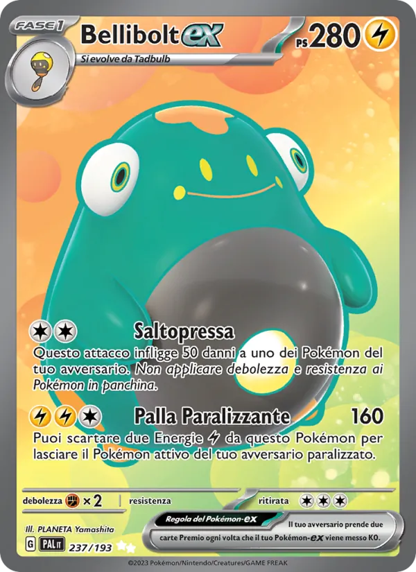 Bellibolt-ex (Evoluzioni a Paldea #237/193)