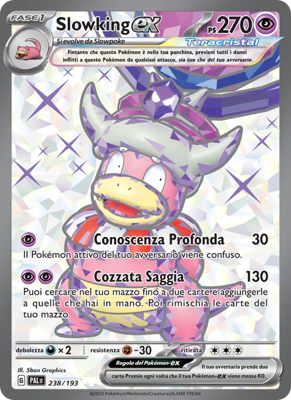 Slowking-ex (Evoluzioni a Paldea #238/193)