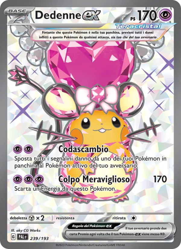 Dedenne-ex (Paldea Evolved #239/193)