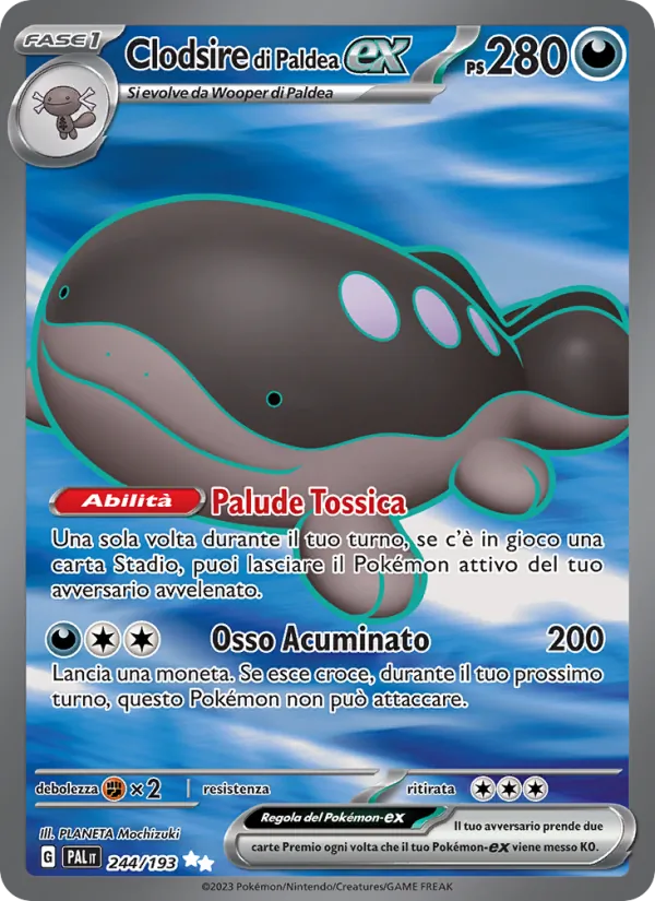 Clodsire di Paldea-ex (Evoluzioni a Paldea #244/193)
