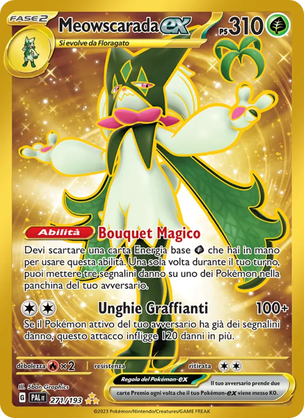Meowscarada-ex (Evoluzioni a Paldea #271/193)
