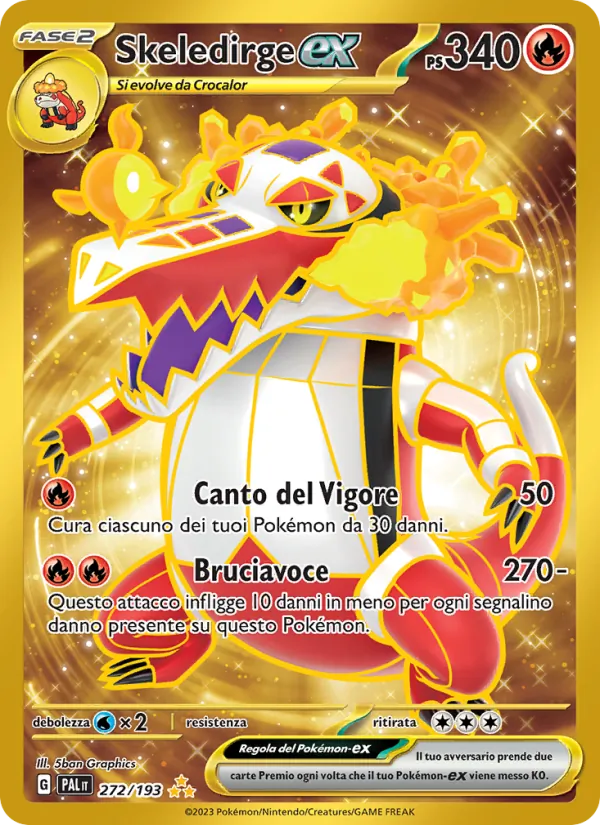 Skeledirge-ex (Evoluzioni a Paldea #272/193)