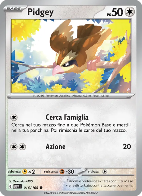 Pidgey (151 #016/165)