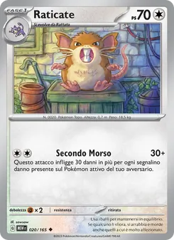 Raticate (151 #020/165)