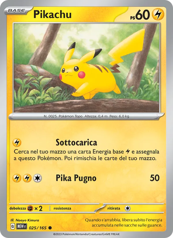 Pikachu (151 #025/165)